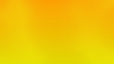 Noktalı arka plan. Çizgi roman tarzında sarı pop sanat deseni. Renkli nokta dokusu. Vektör illüstrasyonu