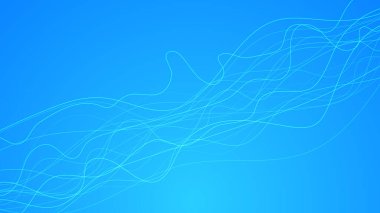 Dalga ışınlarıyla soyut eğimli arkaplan. Hareket bulanık beyaz kıvrımlı soyut mavi eğimli arkaplan. Başlık pankartı. Parlak soyut sunum arkaplanı. Vektör illüstrasyonu