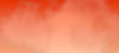 Bulutlu modern kırmızı eğimli arka planlar. Başlık pankartı. Parlak soyut sunum arkaplanı. Vektör illüstrasyonu