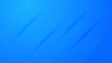 Çizgiler ve gölgelerle soyut mavi eğimli arkaplan. Başlık pankartı. Parlak soyut sunum arkaplanı. Vektör illüstrasyonu