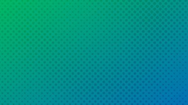 Noktalı arka plan. Çizgi roman tarzında yeşil pop sanat deseni. Renkli nokta dokusu. Vektör illüstrasyonu