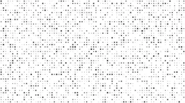 Kareli soyut geometrik arkaplan. Beyaz üzerine gri pikseller ve boş alan. Dijital iş arkaplanı. Vektör illüstrasyonu