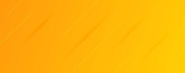 Çizgiler ve gölgelerle soyut sarı eğimli arkaplan. Başlık pankartı. Parlak soyut sunum arkaplanı. Vektör illüstrasyonu