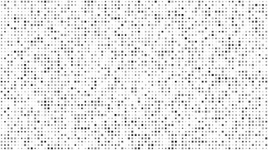 Kareli soyut geometrik arkaplan. Beyaz üzerine gri pikseller ve boş alan. Dijital iş arkaplanı. Vektör illüstrasyonu