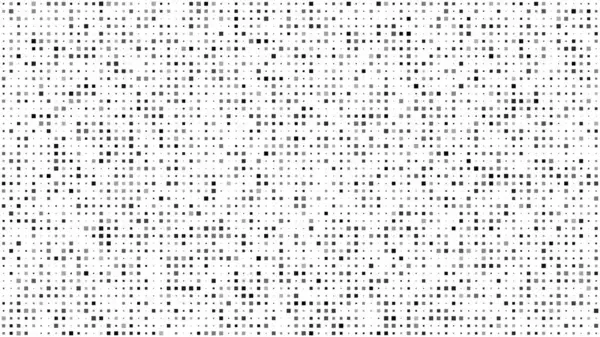 Kareli soyut geometrik arkaplan. Beyaz üzerine gri pikseller ve boş alan. Dijital iş arkaplanı. Vektör illüstrasyonu
