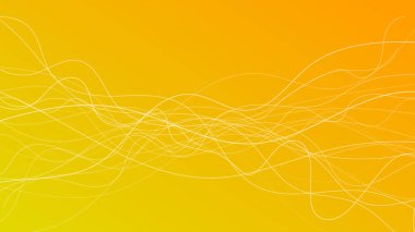 Dalga ışınlarıyla soyut eğimli arkaplan. Hareketi bulanık beyaz kıvrımlı soyut sarı eğimli arkaplan. Başlık pankartı. Parlak soyut sunum arkaplanı. Vektör illüstrasyonu