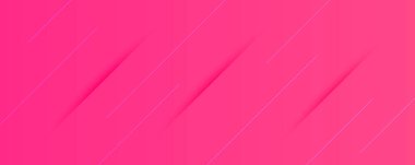 Çizgiler ve gölgelerle soyut pembe eğimli arka plan. Başlık pankartı. Parlak soyut sunum arkaplanı. Vektör illüstrasyonu
