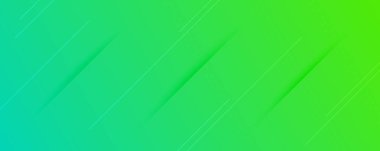 Çizgiler ve gölgelerle soyut yeşil eğimli arkaplan. Başlık pankartı. Parlak soyut sunum arkaplanı. Vektör illüstrasyonu