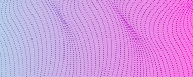 Yarım ton arkaplan ve akıcı noktalar. Violet soyut dalga dokusu. Vektör illüstrasyonu