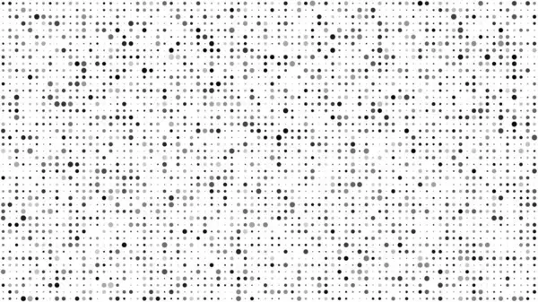 Noktalı soyut geometrik arkaplan. Beyaz üzerine gri pikseller ve boş alan. Dijital iş arkaplanı. Vektör illüstrasyonu