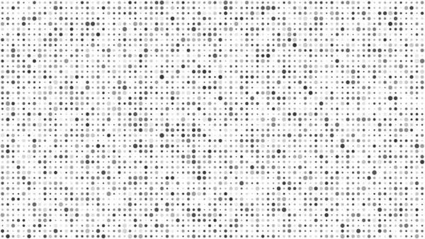 Noktalı soyut geometrik arkaplan. Beyaz üzerine gri pikseller ve boş alan. Dijital iş arkaplanı. Vektör illüstrasyonu