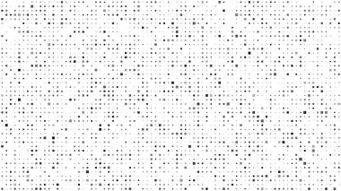 Kareli soyut geometrik arkaplan. Beyaz üzerine gri pikseller ve boş alan. Dijital iş arkaplanı. Vektör illüstrasyonu