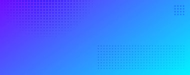 Noktalı soyut mavi eğimli geometrik arkaplan. Başlık pankartı. Parlak soyut sunum arkaplanı. Vektör illüstrasyonu