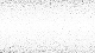 Kareli soyut geometrik arkaplan. Beyaz üzerine gri pikseller ve boş alan. Dijital iş arkaplanı. Vektör illüstrasyonu