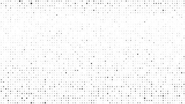 Kareli soyut geometrik arkaplan. Beyaz üzerine gri pikseller ve boş alan. Dijital iş arkaplanı. Vektör illüstrasyonu