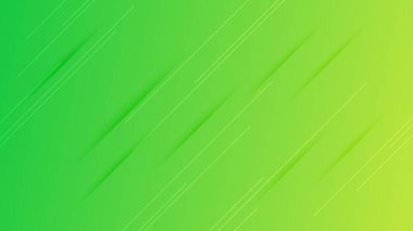 Çizgiler ve gölgelerle soyut yeşil eğimli arkaplan. Başlık pankartı. Parlak soyut sunum arkaplanı. Vektör illüstrasyonu