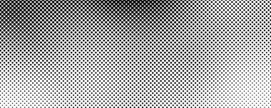 Noktalı arka plan. Çizgi roman tarzında siyah ve beyaz pop sanatları. Tek renkli nokta dokusu. Vektör illüstrasyonu