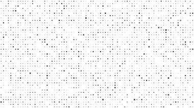 Kareli soyut geometrik arkaplan. Beyaz üzerine gri pikseller ve boş alan. Dijital iş arkaplanı. Vektör illüstrasyonu