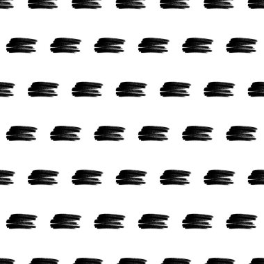 Koyu elle çizilmiş kusursuz desen beyaz arka planda karalama lekesi. Soyut grunge dokusu. Vektör illüstrasyonu