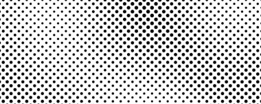 Noktalı arka plan. Çizgi roman tarzında siyah ve beyaz pop sanatları. Tek renkli nokta dokusu. Vektör illüstrasyonu