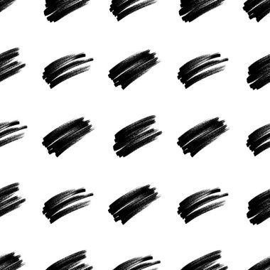 Koyu elle çizilmiş kusursuz desen beyaz arka planda karalama lekesi. Soyut grunge dokusu. Vektör illüstrasyonu