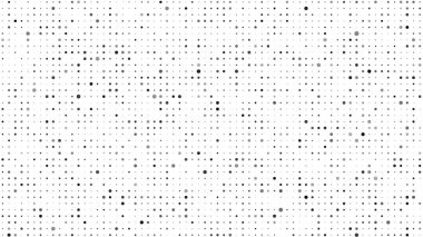 Kareli soyut geometrik arkaplan. Beyaz üzerine gri pikseller ve boş alan. Dijital iş arkaplanı. Vektör illüstrasyonu