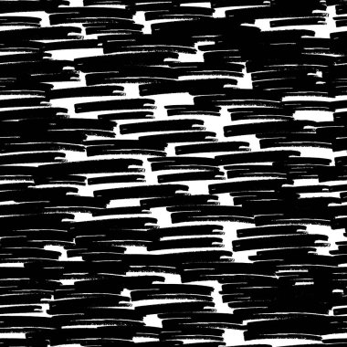 Koyu elle çizilmiş kusursuz desen beyaz arka planda karalama lekesi. Soyut grunge dokusu. Vektör illüstrasyonu