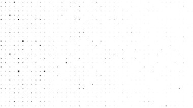 Kareli soyut geometrik arkaplan. Beyaz üzerine gri pikseller ve boş alan. Dijital iş arkaplanı. Vektör illüstrasyonu