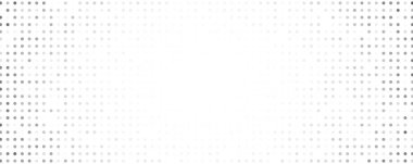 Noktalı arka plan. Çizgi roman tarzında siyah ve beyaz pop sanatları. Tek renkli nokta dokusu. Vektör illüstrasyonu