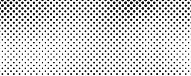 Noktalı arka plan. Çizgi roman tarzında siyah ve beyaz pop sanatları. Tek renkli nokta dokusu. Vektör illüstrasyonu
