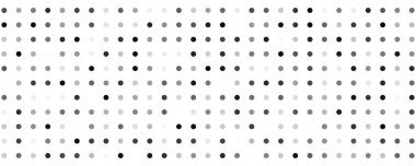 Noktalı arka plan. Çizgi roman tarzında siyah ve beyaz pop sanatları. Tek renkli nokta dokusu. Vektör illüstrasyonu