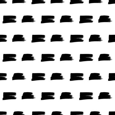 Koyu elle çizilmiş kusursuz desen beyaz arka planda karalama lekesi. Soyut grunge dokusu. Vektör illüstrasyonu