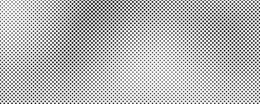 Noktalı arka plan. Çizgi roman tarzında siyah ve beyaz pop sanatları. Tek renkli nokta dokusu. Vektör illüstrasyonu