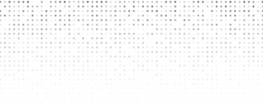 Noktalı arka plan. Çizgi roman tarzında siyah ve beyaz pop sanatları. Tek renkli nokta dokusu. Vektör illüstrasyonu