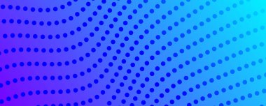 Yarım ton arkaplan ve akıcı noktalar. Mavi soyut dalga dokusu. Vektör illüstrasyonu