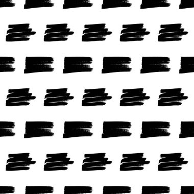 Koyu elle çizilmiş kusursuz desen beyaz arka planda karalama lekesi. Soyut grunge dokusu. Vektör illüstrasyonu