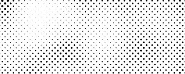 Noktalı arka plan. Çizgi roman tarzında siyah ve beyaz pop sanatları. Tek renkli nokta dokusu. Vektör illüstrasyonu