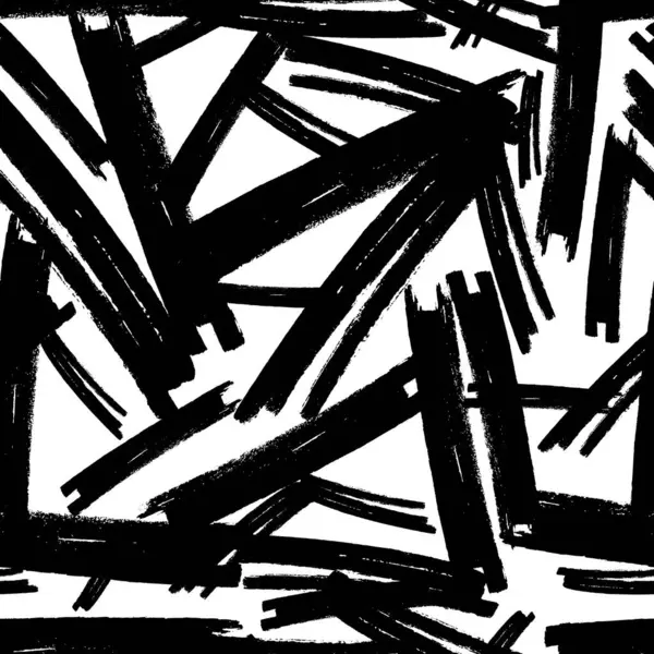 Koyu elle çizilmiş kusursuz desen beyaz arka planda karalama lekesi. Soyut grunge dokusu. Vektör illüstrasyonu