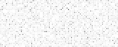 Kareli soyut geometrik arkaplan. Beyaz üzerine gri pikseller ve boş alan. Dijital iş arkaplanı. Vektör illüstrasyonu