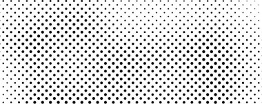 Noktalı arka plan. Çizgi roman tarzında siyah ve beyaz pop sanatları. Tek renkli nokta dokusu. Vektör illüstrasyonu