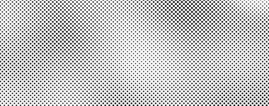 Noktalı arka plan. Çizgi roman tarzında siyah ve beyaz pop sanatları. Tek renkli nokta dokusu. Vektör illüstrasyonu