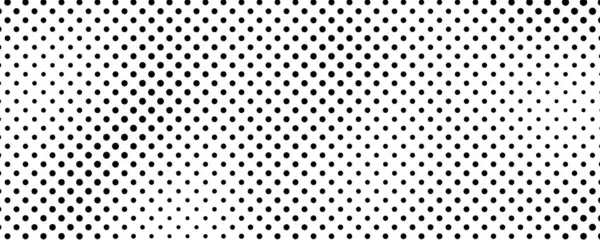 Noktalı arka plan. Çizgi roman tarzında siyah ve beyaz pop sanatları. Tek renkli nokta dokusu. Vektör illüstrasyonu