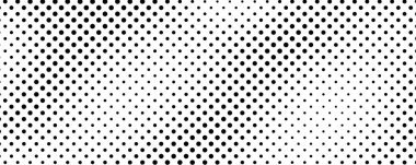 Noktalı arka plan. Çizgi roman tarzında siyah ve beyaz pop sanatları. Tek renkli nokta dokusu. Vektör illüstrasyonu