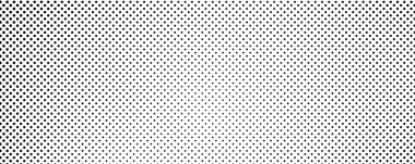 Noktalı arka plan. Çizgi roman tarzında siyah ve beyaz pop sanatları. Tek renkli nokta dokusu. Vektör illüstrasyonu