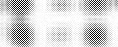 Noktalı arka plan. Çizgi roman tarzında siyah ve beyaz pop sanatları. Tek renkli nokta dokusu. Vektör illüstrasyonu