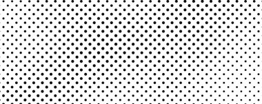 Noktalı arka plan. Çizgi roman tarzında siyah ve beyaz pop sanatları. Tek renkli nokta dokusu. Vektör illüstrasyonu