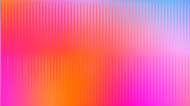 Renkli, buzlu, kaburgalı cam desenli arka plan. Bükülmüş cam yüzeydeki değişken yansımalar. Ilık, parlak bir yüzeye sahip ışıl ışıl bir ışık. Vektör İllüstrasyonu