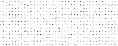 Dairesel soyut geometrik arkaplan. Beyaz üzerine gri pikseller ve boş alan. Dijital iş arkaplanı. Vektör illüstrasyonu