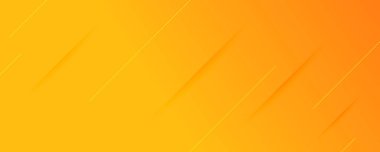 Çizgiler ve gölgelerle soyut sarı eğimli arkaplan. Başlık pankartı. Parlak soyut sunum arkaplanı. Vektör illüstrasyonu