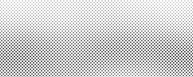 Noktalı arka plan. Çizgi roman tarzında siyah ve beyaz pop sanatları. Tek renkli nokta dokusu. Vektör illüstrasyonu